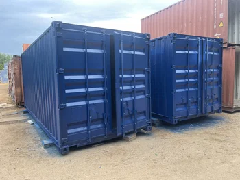 Купить контейнер 20 футов бу — окрашенный, герметичный, синий